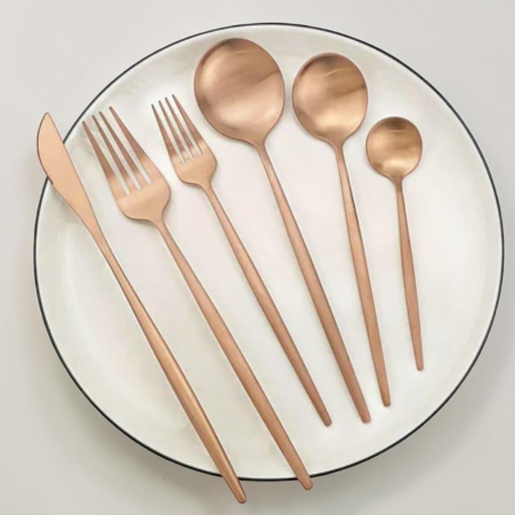 30-Piece Stainless Steel Cutlery Set – European Design Boldenn
