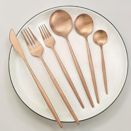 30-Piece Stainless Steel Cutlery Set – European Design Boldenn