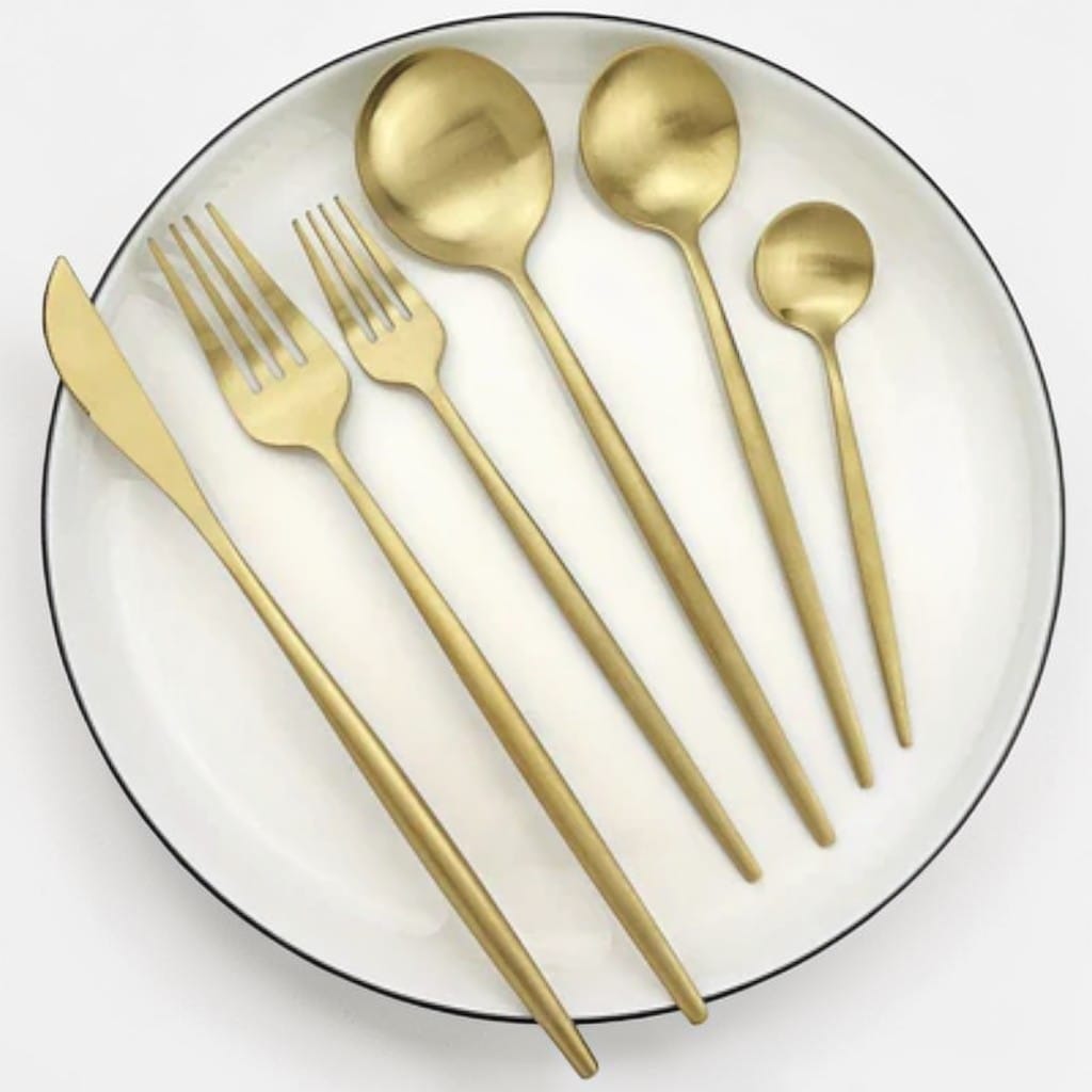 30-Piece Stainless Steel Cutlery Set – European Design Boldenn