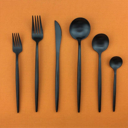 30-Piece Stainless Steel Cutlery Set – European Design Boldenn