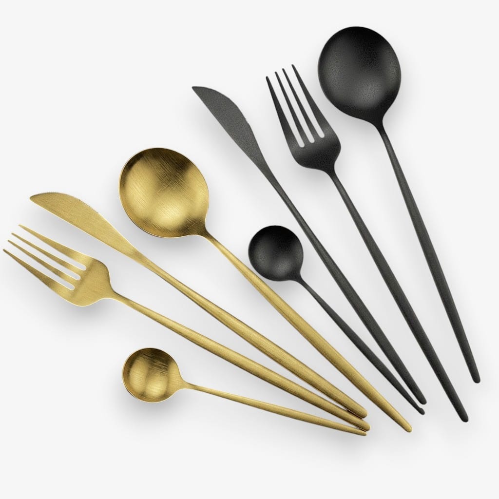 30-Piece Stainless Steel Cutlery Set – European Design Boldenn