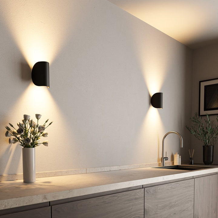 Up & Down Wall Sconce Light with Adjustable Base