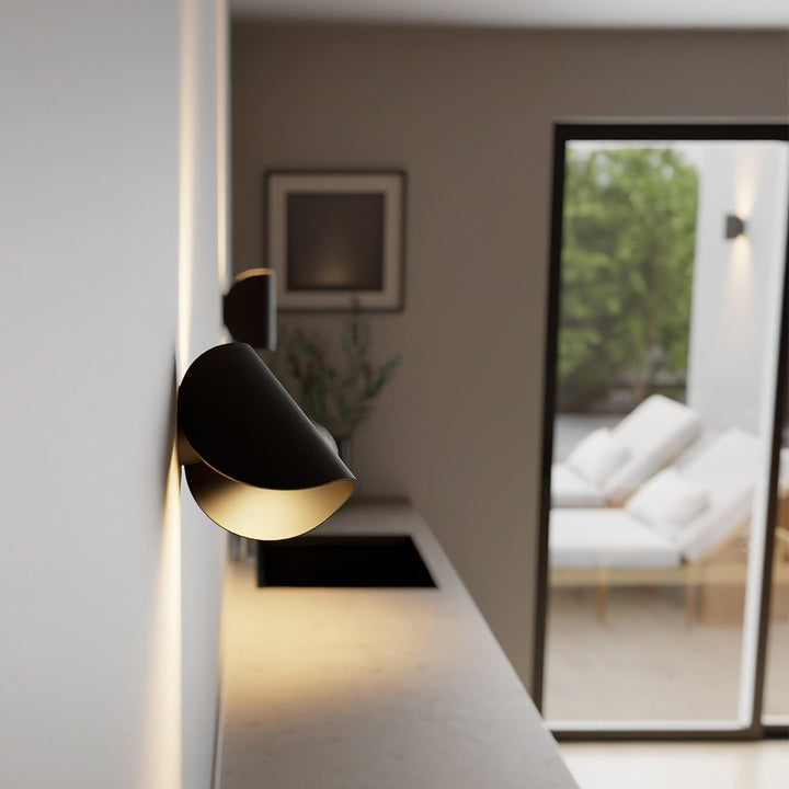 Up & Down Wall Sconce Light with Adjustable Base