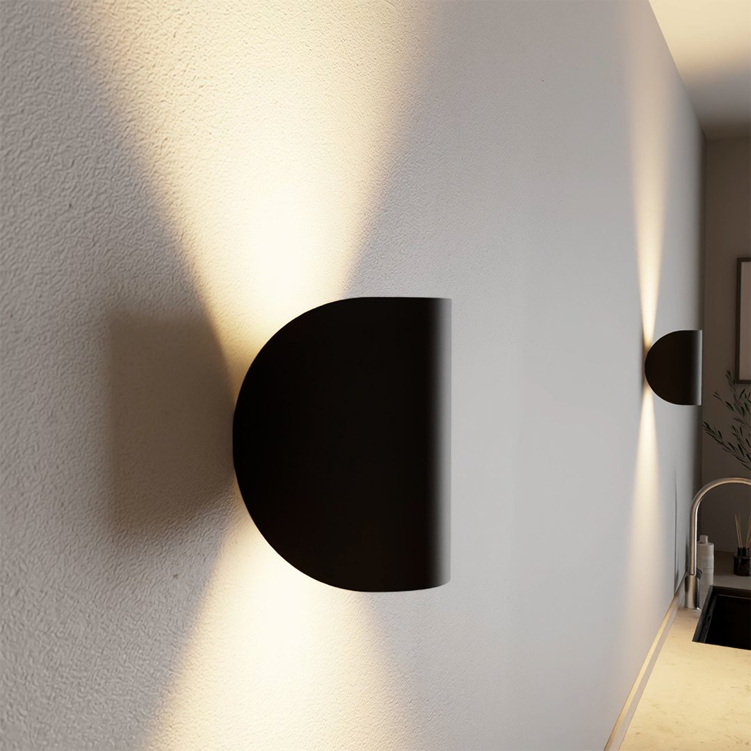 Up & Down Wall Sconce Light with Adjustable Base