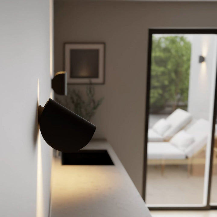 Up & Down Wall Sconce Light with Adjustable Base
