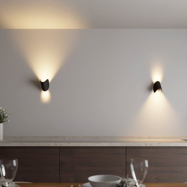 Up & Down Wall Sconce Light with Adjustable Base