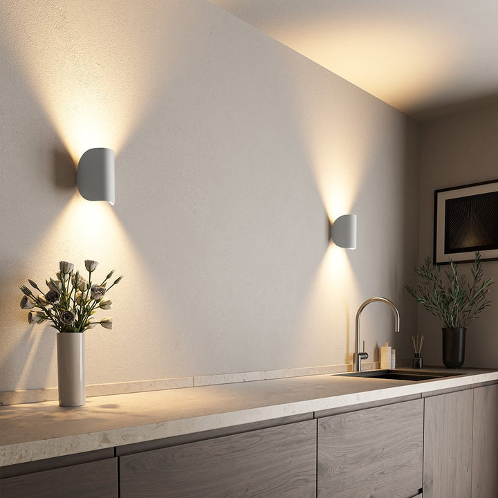 Up & Down Wall Sconce Light with Adjustable Base