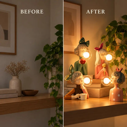 ArtBulb Artisan Sisters Cordless Table Lamp
