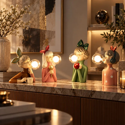ArtBulb Artisan Sisters Cordless Table Lamp