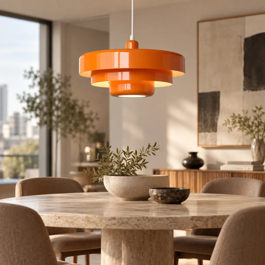 Bauhaus Three-Tier Iron Pendant Light
