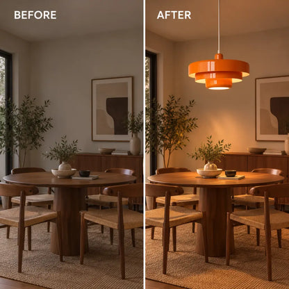 Bauhaus Three-Tier Iron Pendant Light