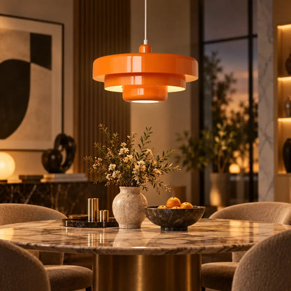 Bauhaus Three-Tier Iron Pendant Light