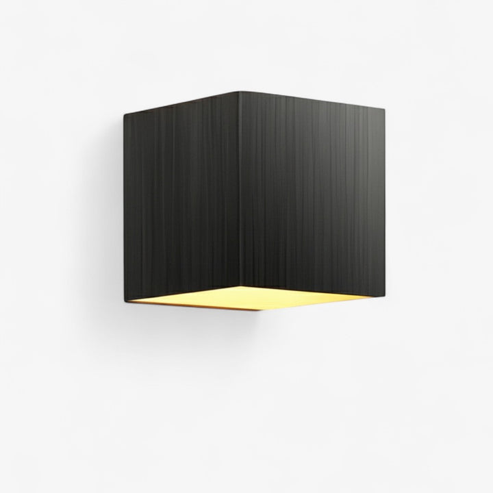 Black Cube Up Down Wall Light | IP68 Waterproof