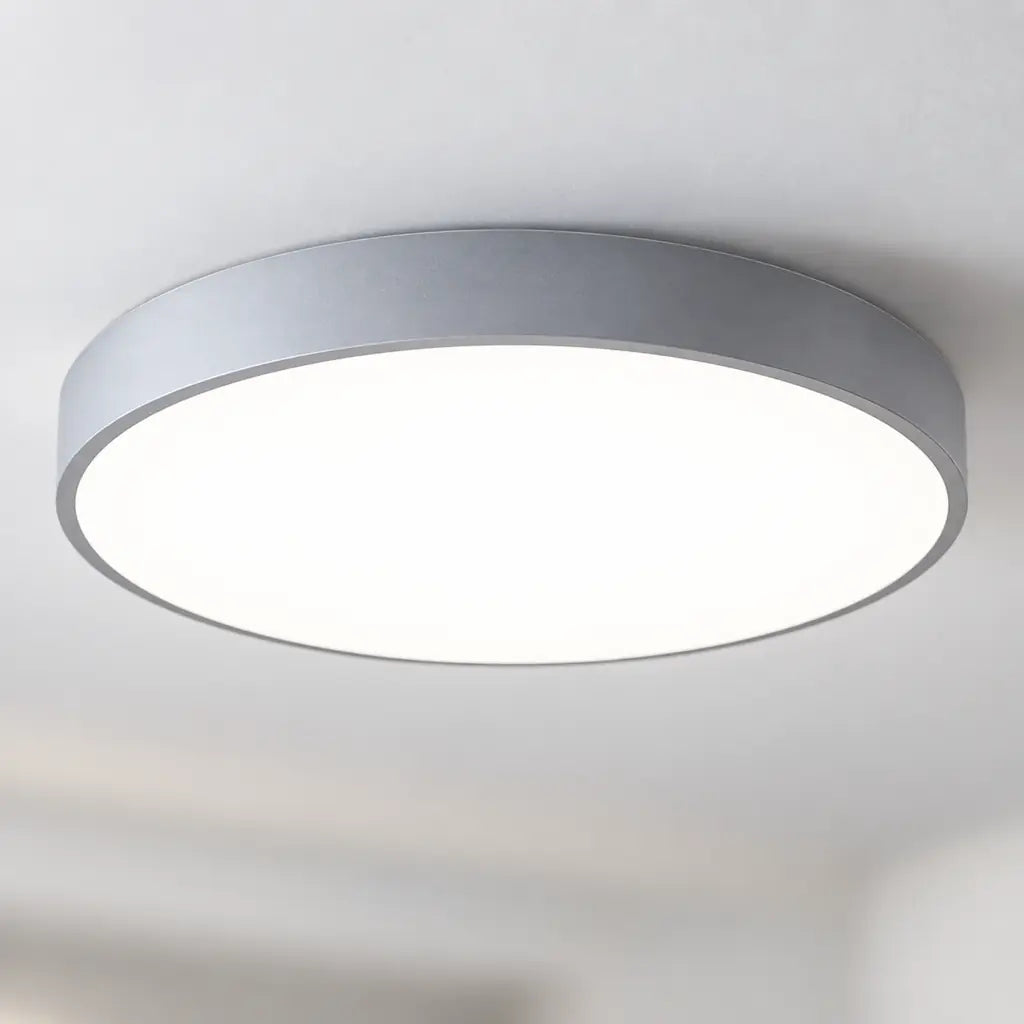 Circle Semi Flush Ceiling Light Fixture For Living Room