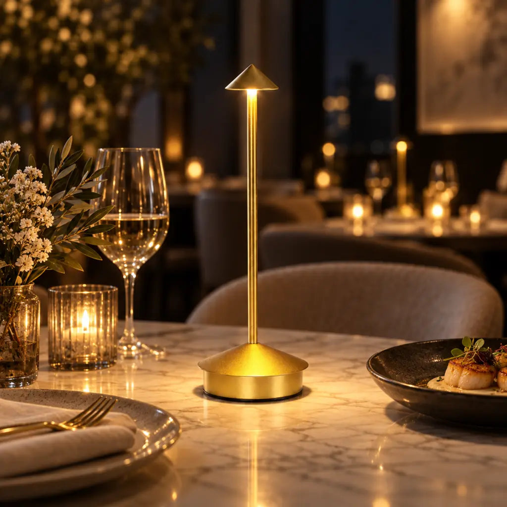 Cordless Rechargeable Dining Candle Lamp