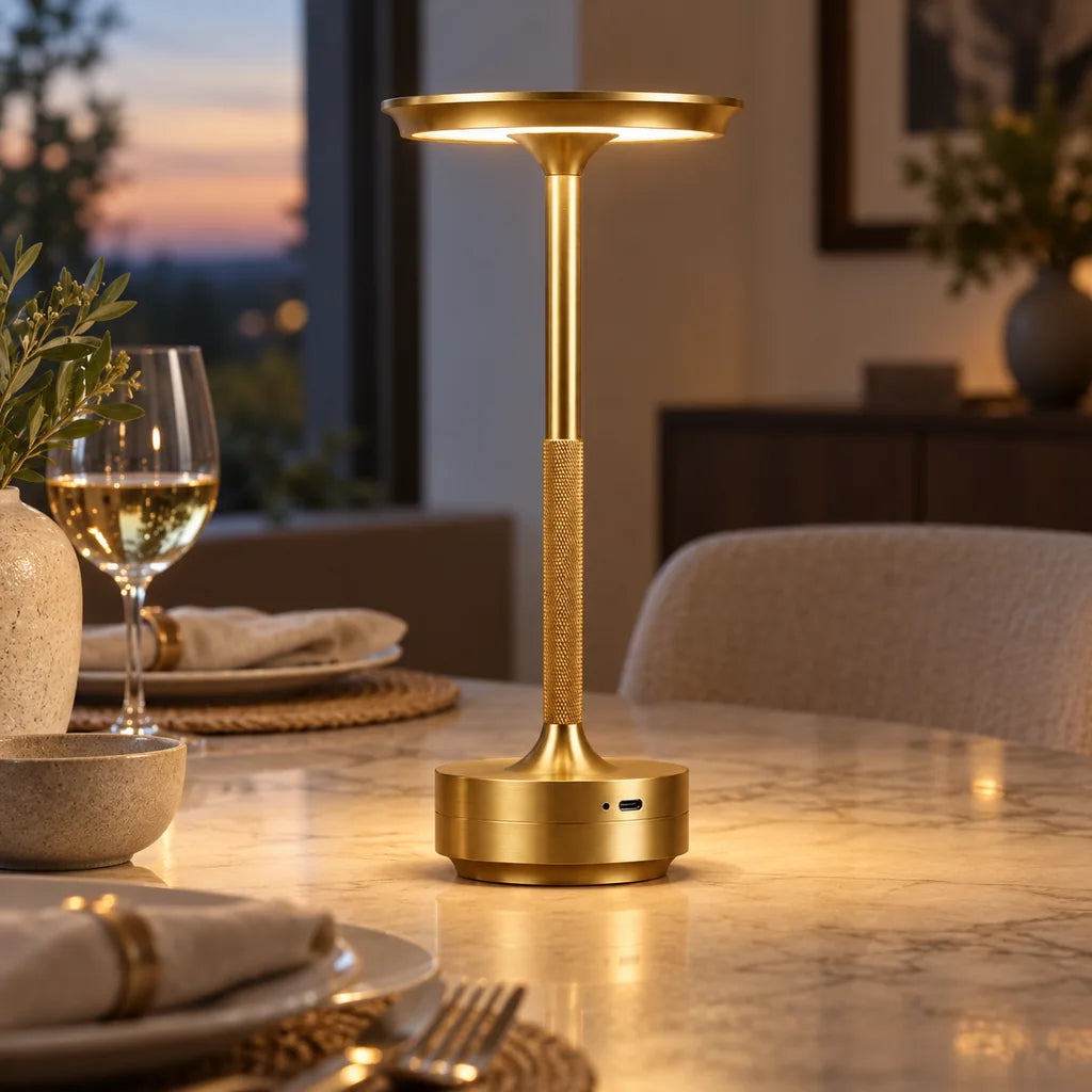 Cordless Rechargeable Touch Table Lamp with 3 Colour Temperatures