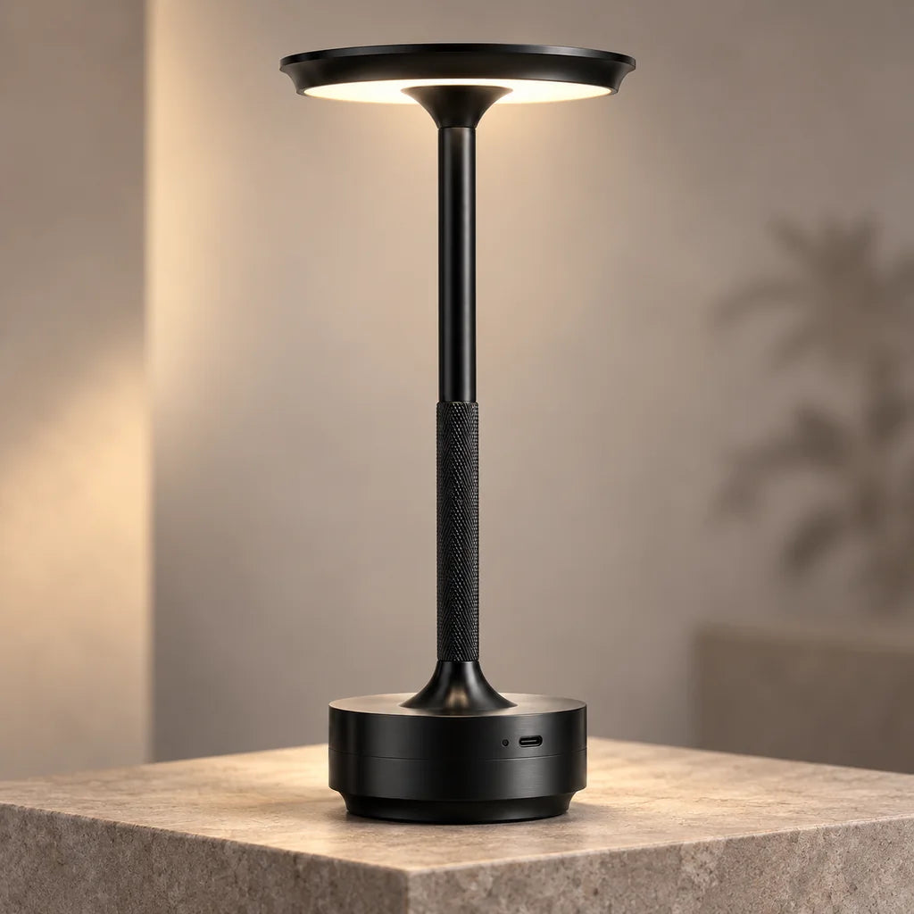 Cordless Rechargeable Touch Table Lamp with 3 Colour Temperatures