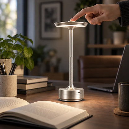 Cordless Rechargeable Touch Table Lamp with 3 Colour Temperatures