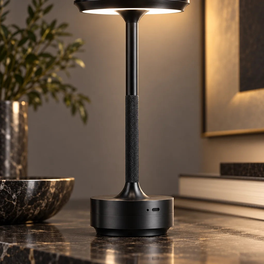 Cordless Rechargeable Touch Table Lamp with 3 Colour Temperatures