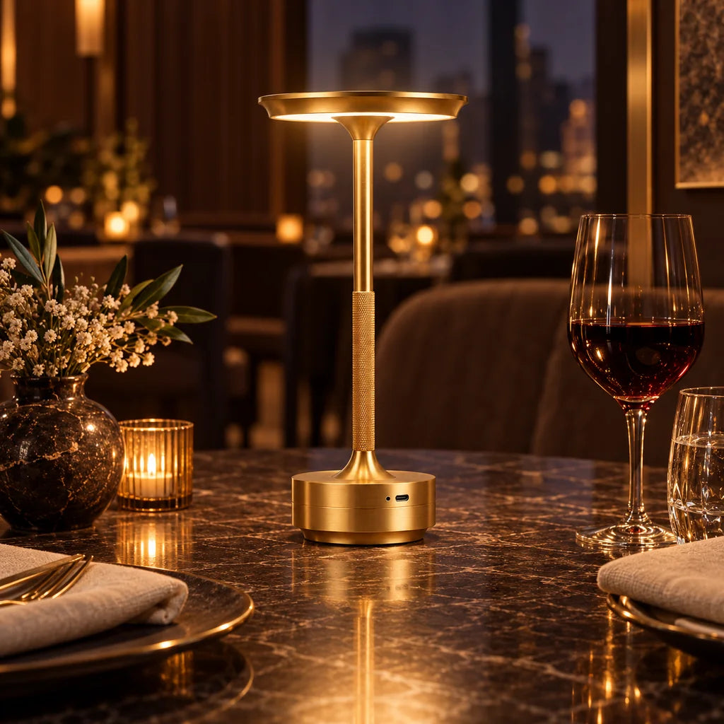 Cordless Rechargeable Touch Table Lamp with 3 Colour Temperatures