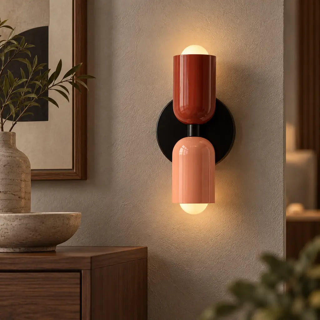 Double Head Wall Light with Nordic Design
