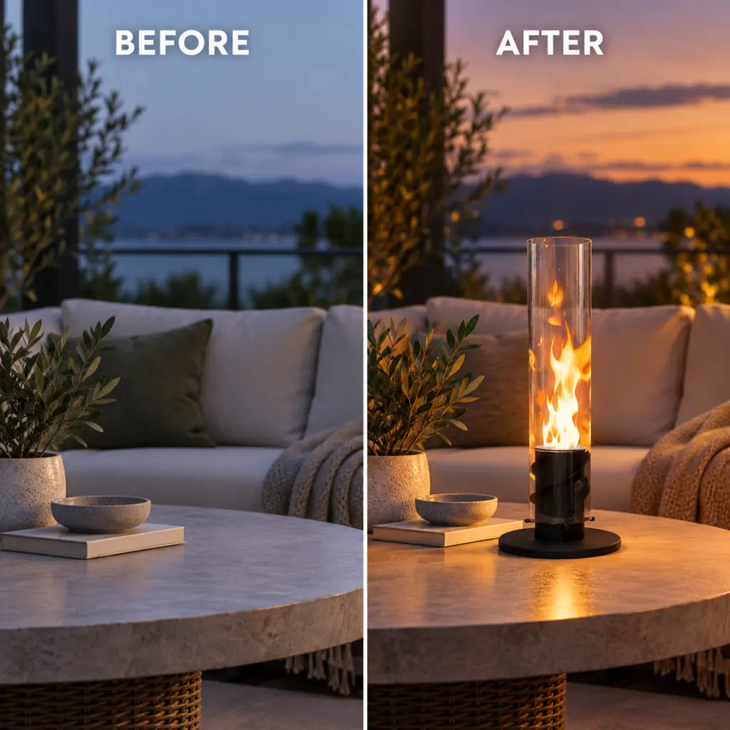 FlameGuard Natural Gas Fire Pit Torch