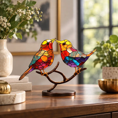 VitraBird Retro Colorful Bird Ornament