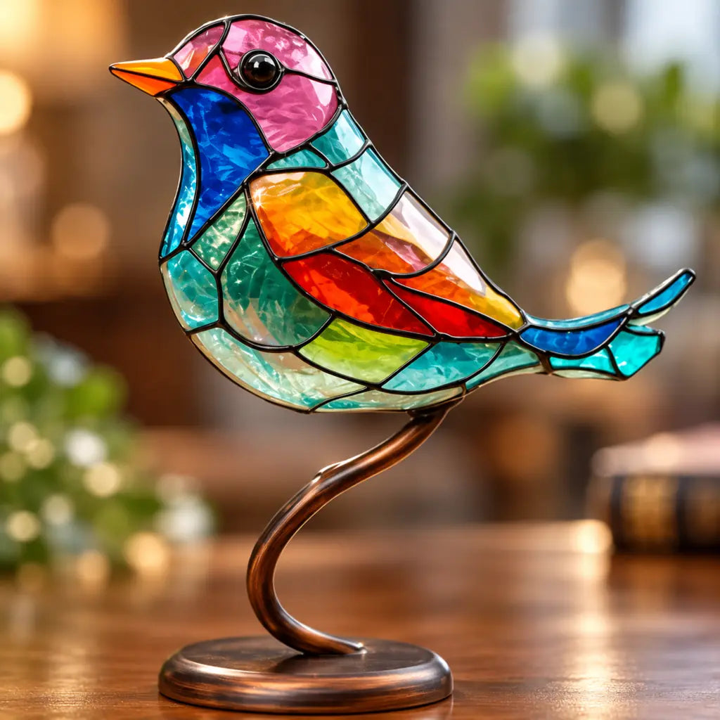 VitraBird Retro Colorful Bird Ornament