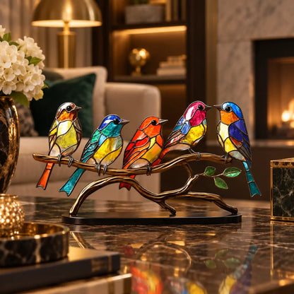 VitraBird Retro Colorful Bird Ornament