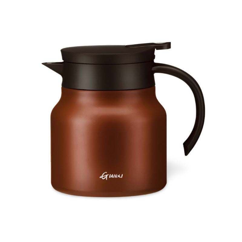Insulated Teapot with Integrated Infuser and Stainless Steel Coating
