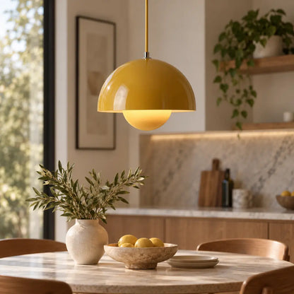 Kitchen Island Light Pendant with Retro Dome Design