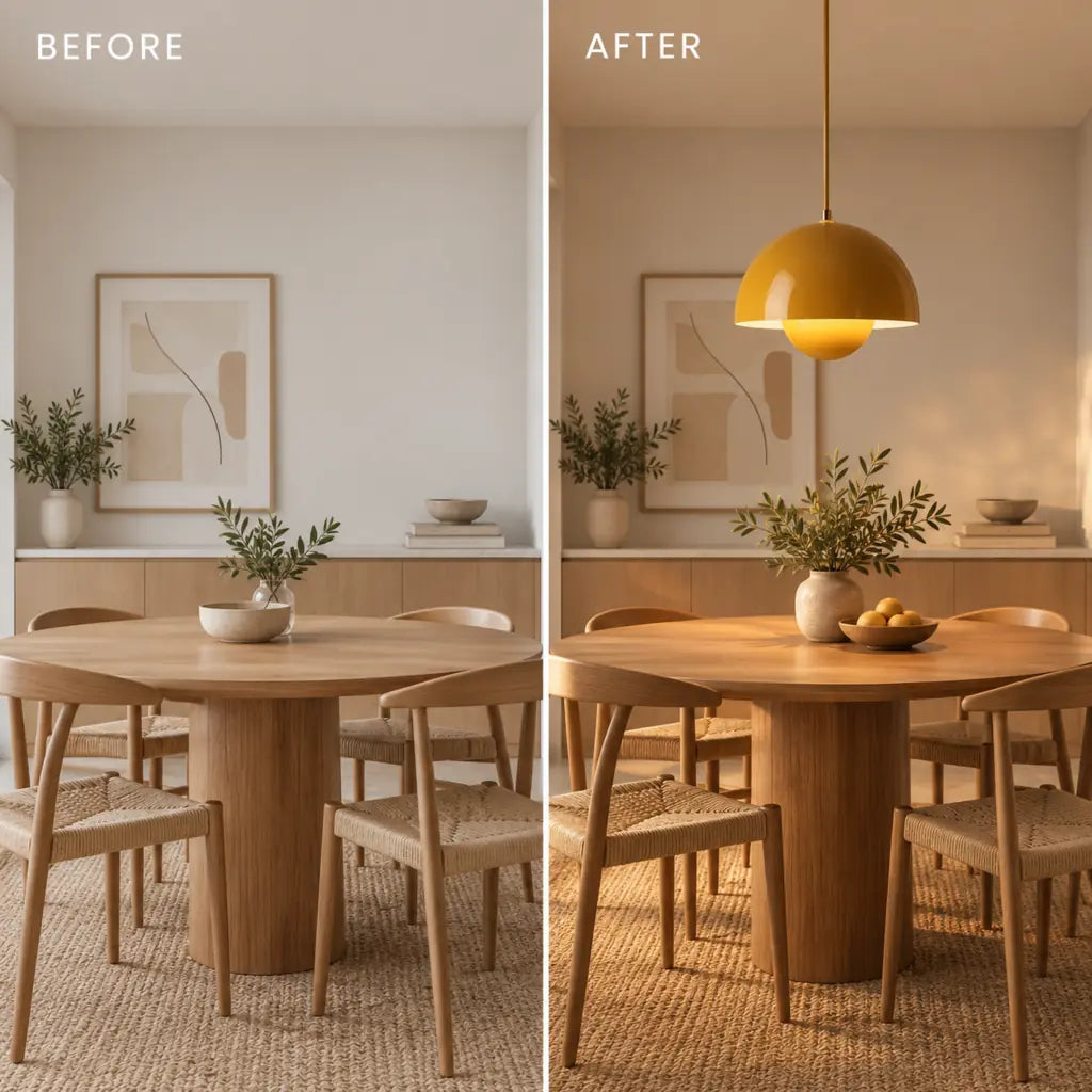 Kitchen Island Light Pendant with Retro Dome Design