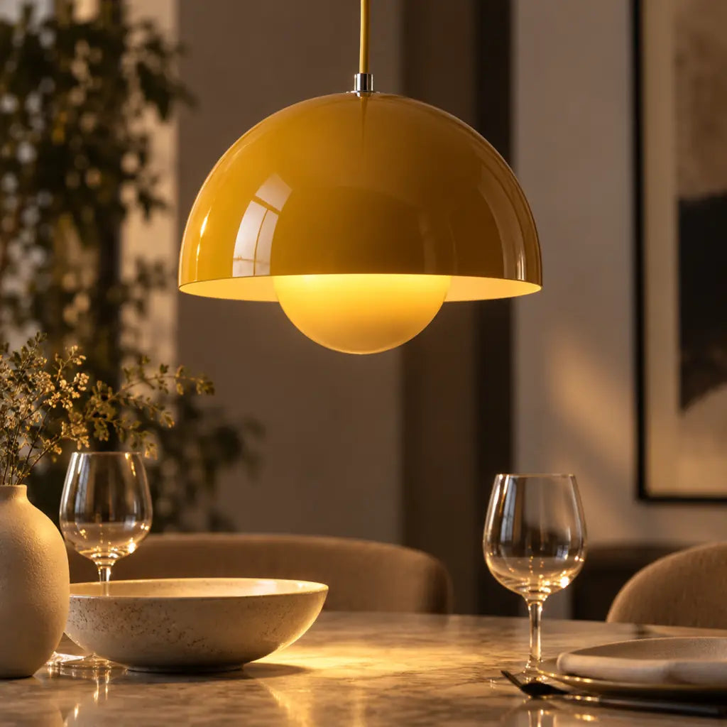 Kitchen Island Light Pendant with Retro Dome Design