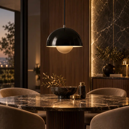 Kitchen Island Light Pendant with Retro Dome Design