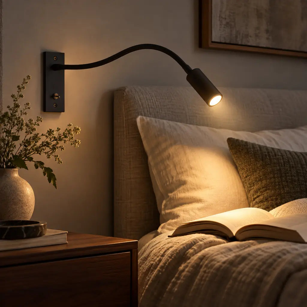 LumiFocus Flexible Bedside Wall Lamp