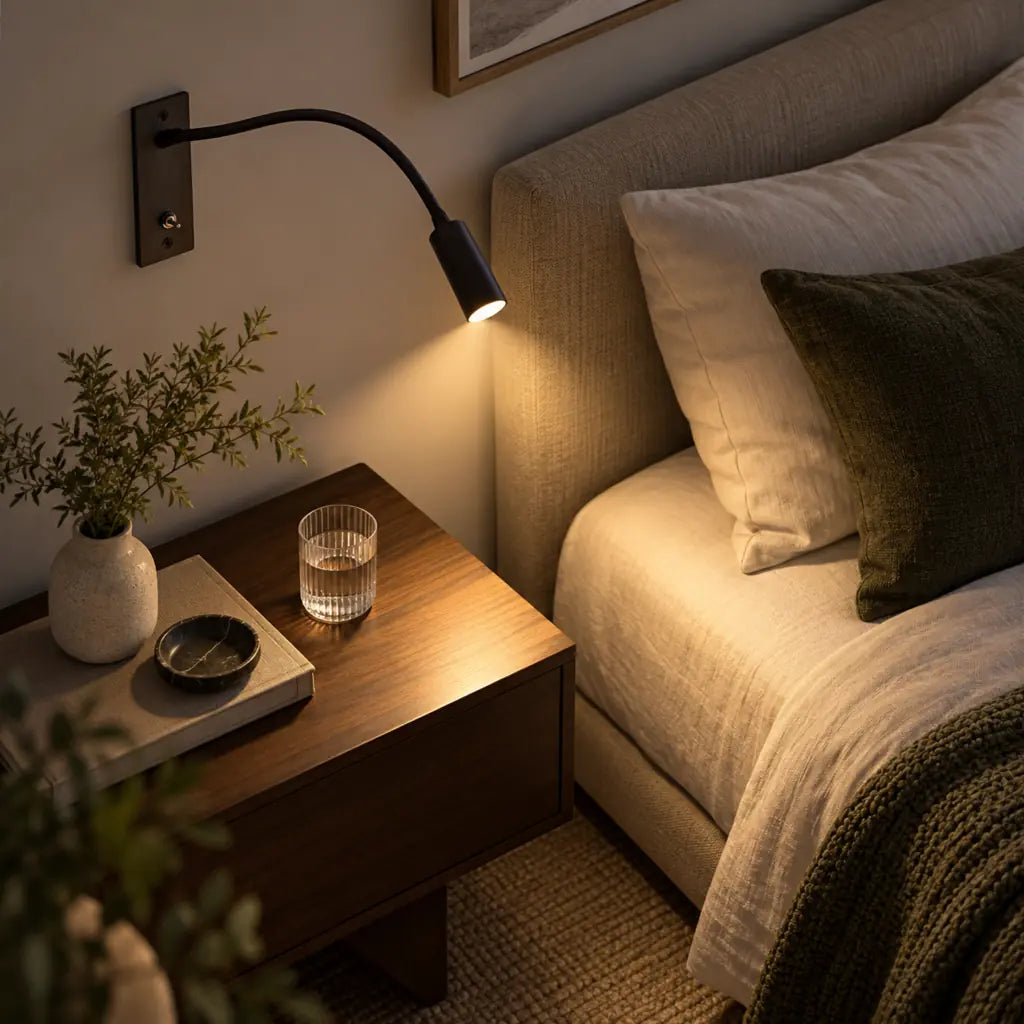 LumiFocus Flexible Bedside Wall Lamp