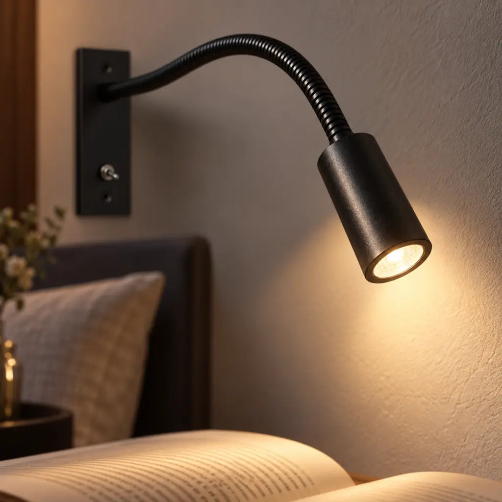 LumiFocus Flexible Bedside Wall Lamp