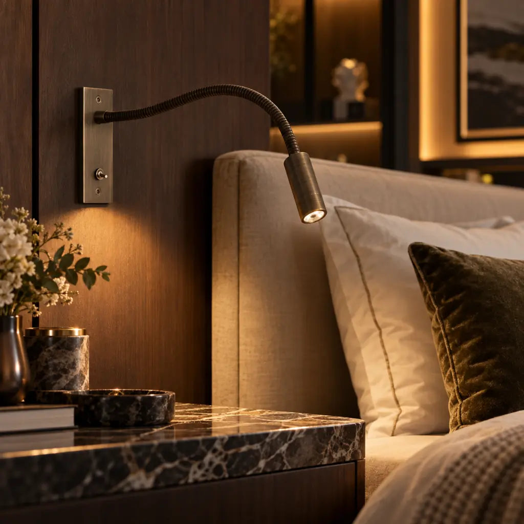 LumiFocus Flexible Bedside Wall Lamp