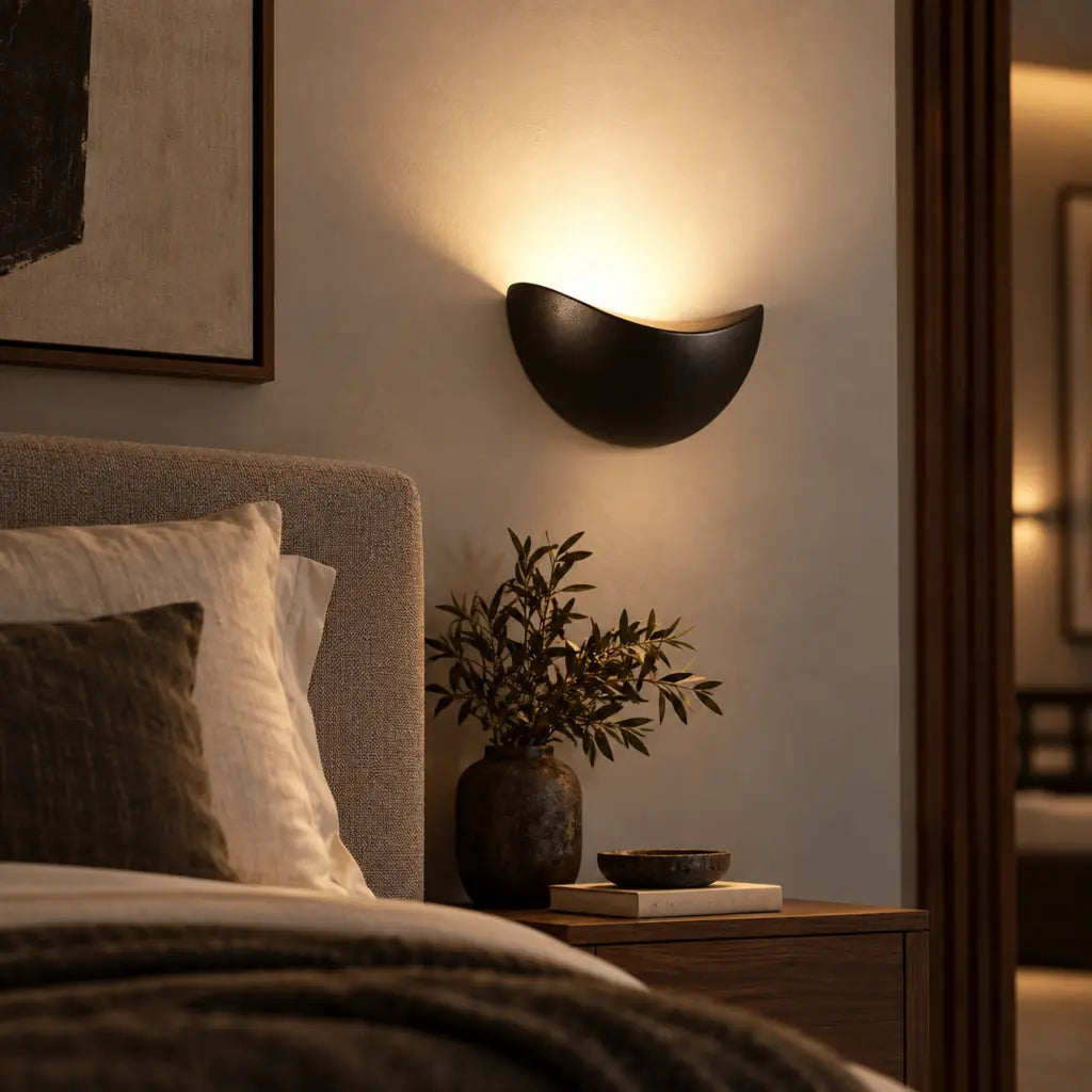 Minimalist Half-Round Nordic LED Wall Light