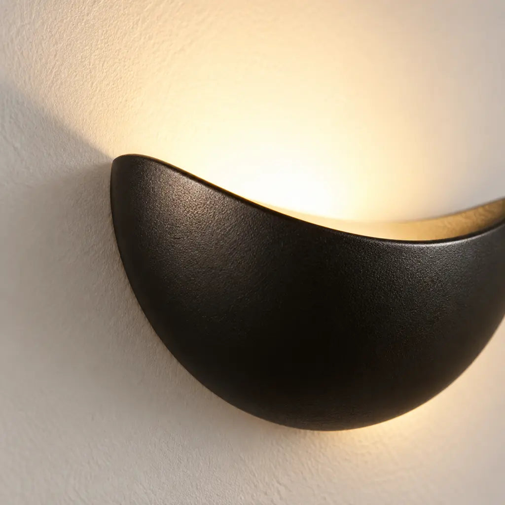 Minimalist Half-Round Nordic LED Wall Light