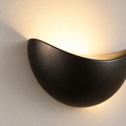 Minimalist Half-Round Nordic LED Wall Light