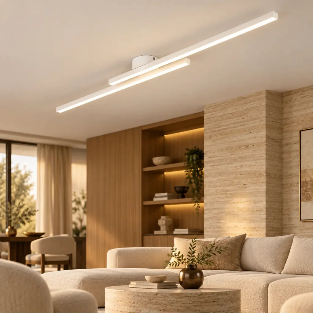Modern Long Line Ceiling Light Fixture Flush Mount