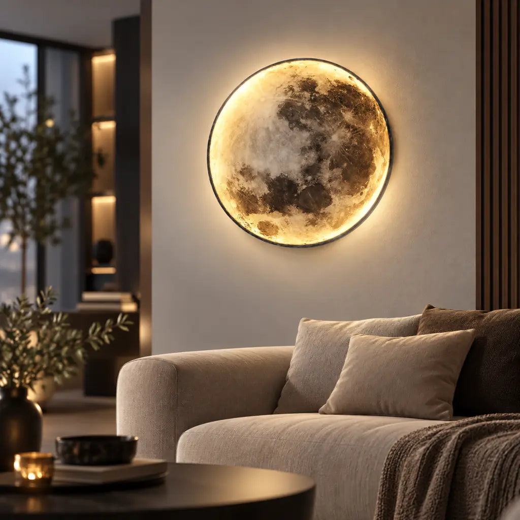 Moonlight – Moon Wall Lamp with Dimmable LED