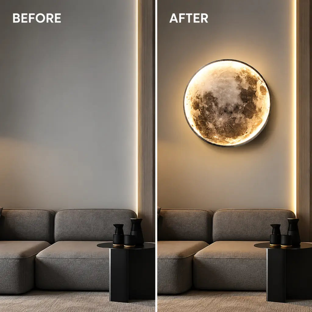 Moonlight – Moon Wall Lamp with Dimmable LED