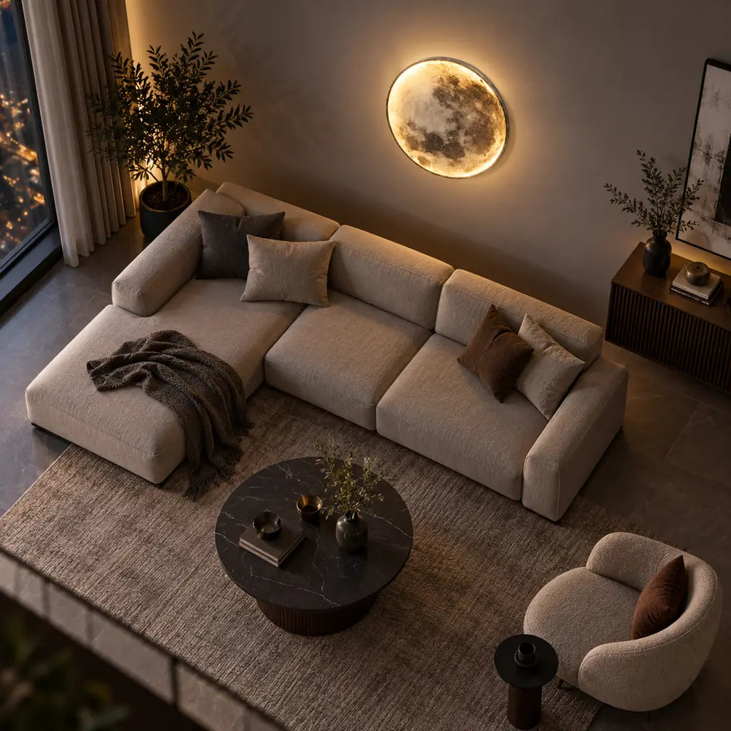 Moonlight – Moon Wall Lamp with Dimmable LED