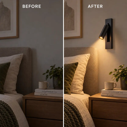 Nordic Adjustable LED Bedside Wall Lamp