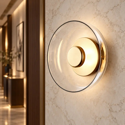 Nordic Round Glass Wall Lamp