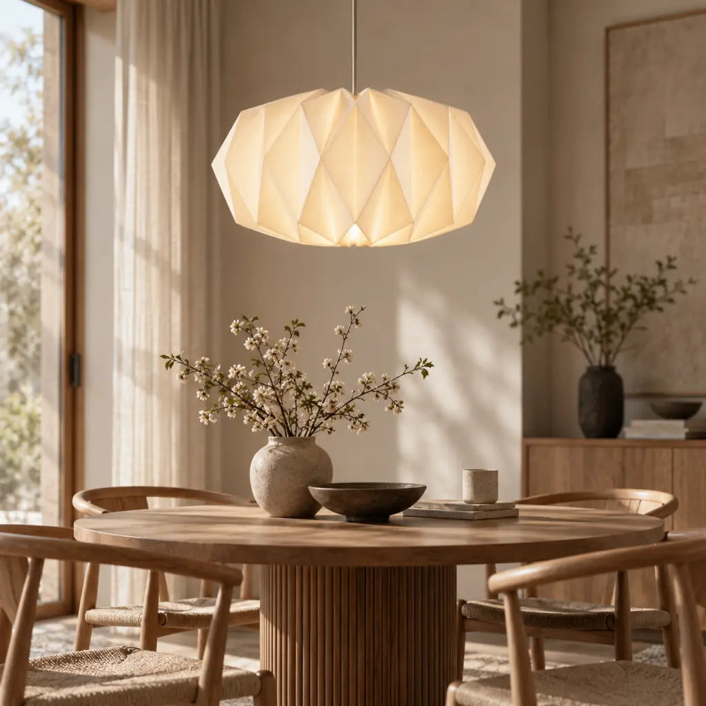 Paper Origami Lamp Shade Pendant Light
