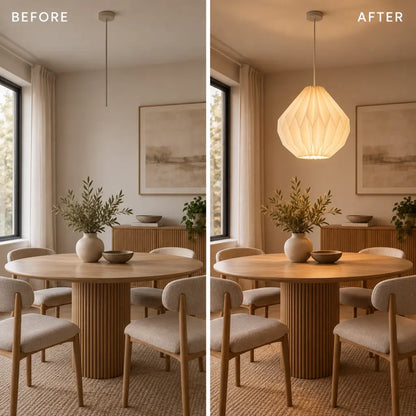 Paper Origami Lamp Shade Pendant Light