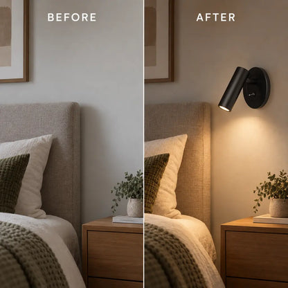 PointBeam Adjustable Bedside Wall Lamp